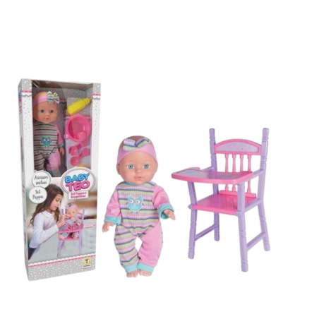 Baby Teo - Bambolotto con Seggiolone 