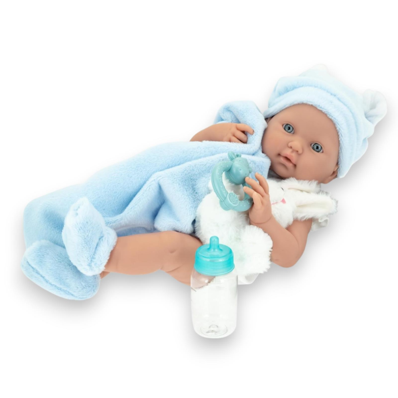 Baby Teo - Bambolotto Maschietto Realistico Neoborn - Completo di Acce