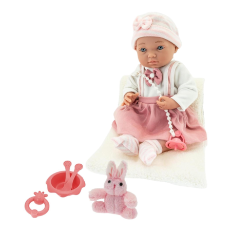 Baby Teo - Bambolotto Femminuccia Realistico Neoborn - Completo di Acc