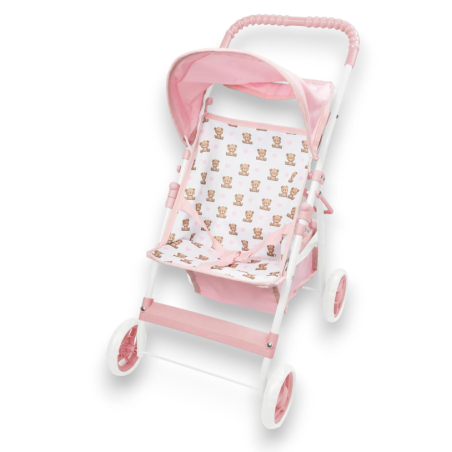 Baby Teo - Passeggino per Bambolotti - Con Cintura - 51.5x33x5 cm