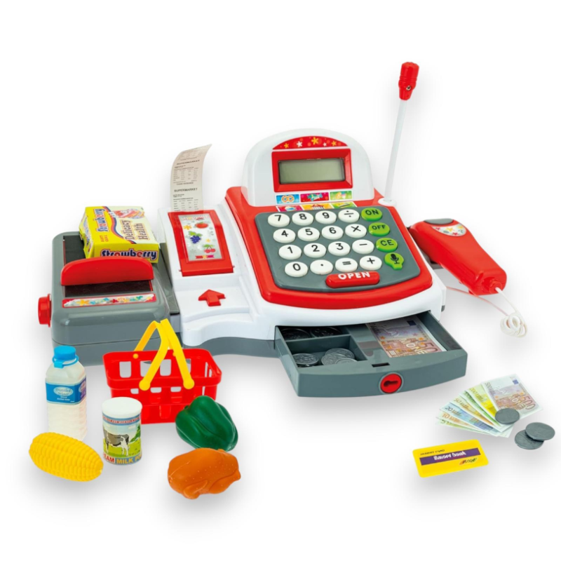 Grande Chef - Registratore di Cassa con Scanner - Luci e Suoni 