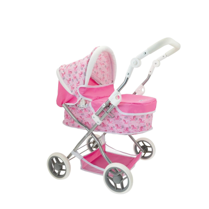 Baby Teo - Carrozzina in Metallo - Schienale Regolabile - 41x17x60 cm