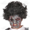 Parrucca Zombie capelli nero grigio