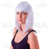 Parrucca Donna Frangetta Bianco 856