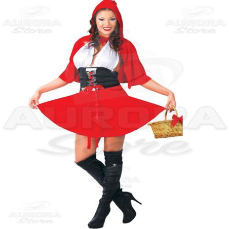 Costume Vestito Cappuccetto Rosso