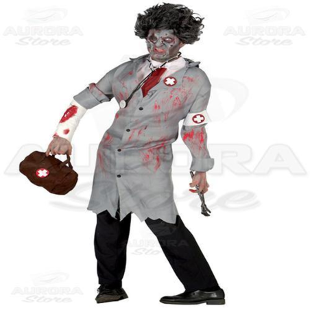 Costume Vestito Dottore Zombie Uomo