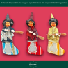 Befana Porta Dolciumi in Resina 40 cm - Con Calza