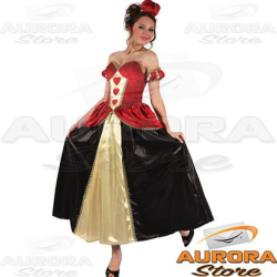 Costume Vestito Regina di Cuori