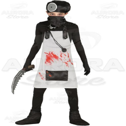 Costume Vestito Dottor Mad Sangue - Bimbi