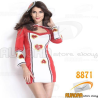 COSTUME SEXY REGINA DI CUORI ROSSO COD. 8871
