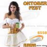 COSTUME SEXY OKTOBERFEST BIANCO COD. 8558