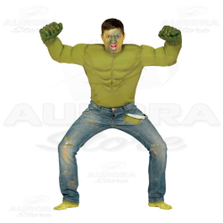 Costume Vestito Hulk Uomo Mostro Verde