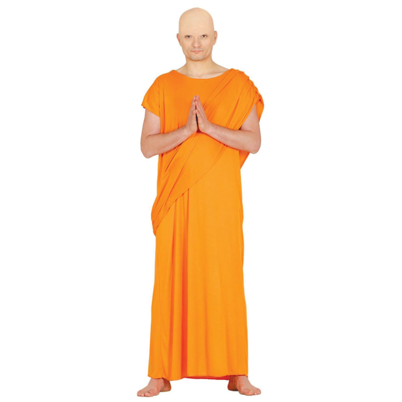 Costume Vestito Monaco Shaolin - Hare Krishna buddista