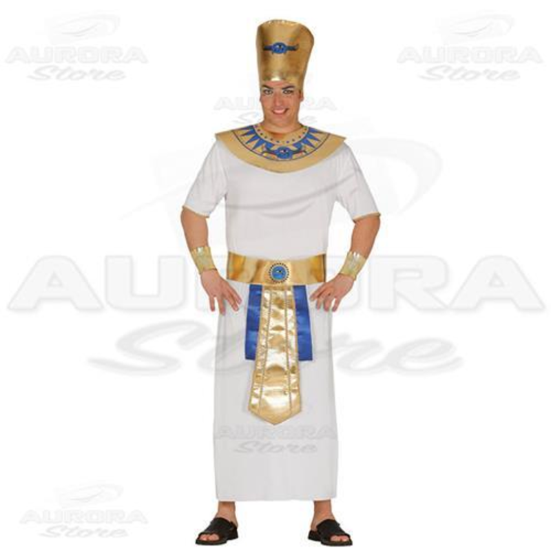 Costume Vestito Faraone Bianco