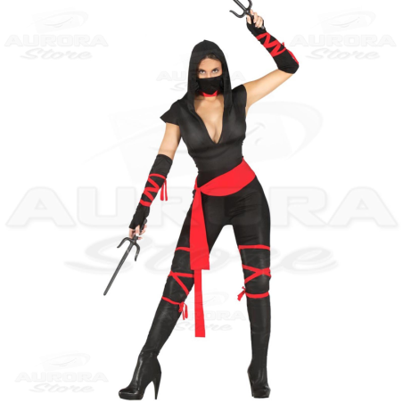 Costume Vestito Donna Ninja