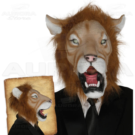 Maschera Leone in lattice
