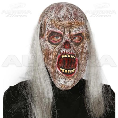 Maschera Zombie con Capelli