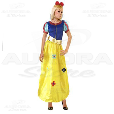 Costume Vestito Biancaneve