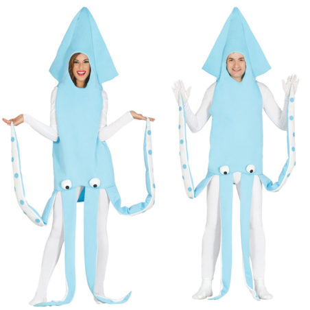 Costume Vestito Carnevale/Halloween - Calamaro Seppia 