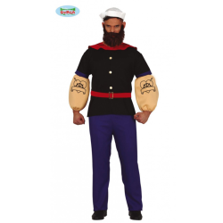 Costume Vestito Carnevale/Halloween - Braccio di Ferro