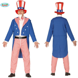 Costume Vestito Carnevale/Halloween - Zio Sam - Stati Uniti D'America