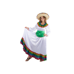 Vestito donna Messicana disp in tre taglie: S/M/L