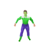 Vestito Uomo Verde Con Muscoli