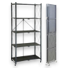 Scaffale in Ferro - 5 Ripiani - Nero - 263135