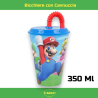 Uovo Sorpresa Pasqua Super Mario Bros Bambini con Set Pappa 7 Pezzi in