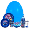 Uovo Sorpresa Pasqua Stitch Bambini con Set Pappa 7 Pezzi in Melamina 