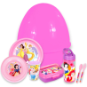 Uovo Sorpresa Principesse Disney Bambini con Set Pappa 7 Pezzi in Mela