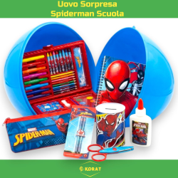 Uovo di Pasqua Sorpresa Gigante per Bambino Spiderman h. 40cm Sorpreso