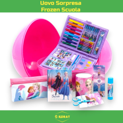 Uovo di Pasqua Sorpresa Gigante per Bambino Frozen h. 40cm Sorpresone 