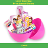 Uovo di Pasqua Sorpresa Gigante per Bambino Principesse h. 40cm Sorpre