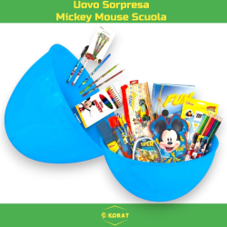 Uovo di Pasqua Sorpresa Gigante per Bambino Mickey Topolino h. 40cm So