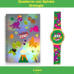 Uovo Sorpresa Pasqua Kit Scuola per Bambini Dinosauro con Set Colorare