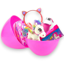 Uovo Sorpresa Unicorno per Bambina Kit Music e Peluche Uovo Sorpresa P