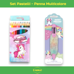 Uovo Sorpresa Unicorno per Bambina Kit Scuola e Cancelleria Uovo Sorpr