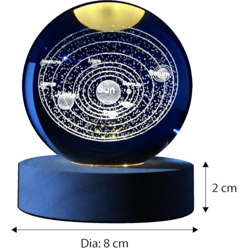 I - TOTAL - Lampada Sfera media Sistema Solare