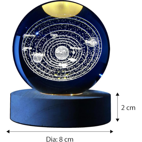 I - TOTAL - Lampada Sfera media Sistema Solare