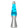 I - TOTAL - Lava Spaceship con Base  Argentata, Liquido Blu e Cera Bia