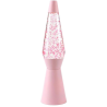 I - TOTAL - Lampada Glitter Spaceship rosa pastello
