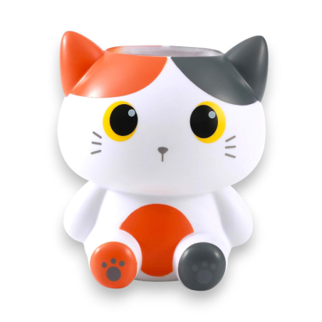 I - TOTAL - Portapenne 3D ORANGE CAT