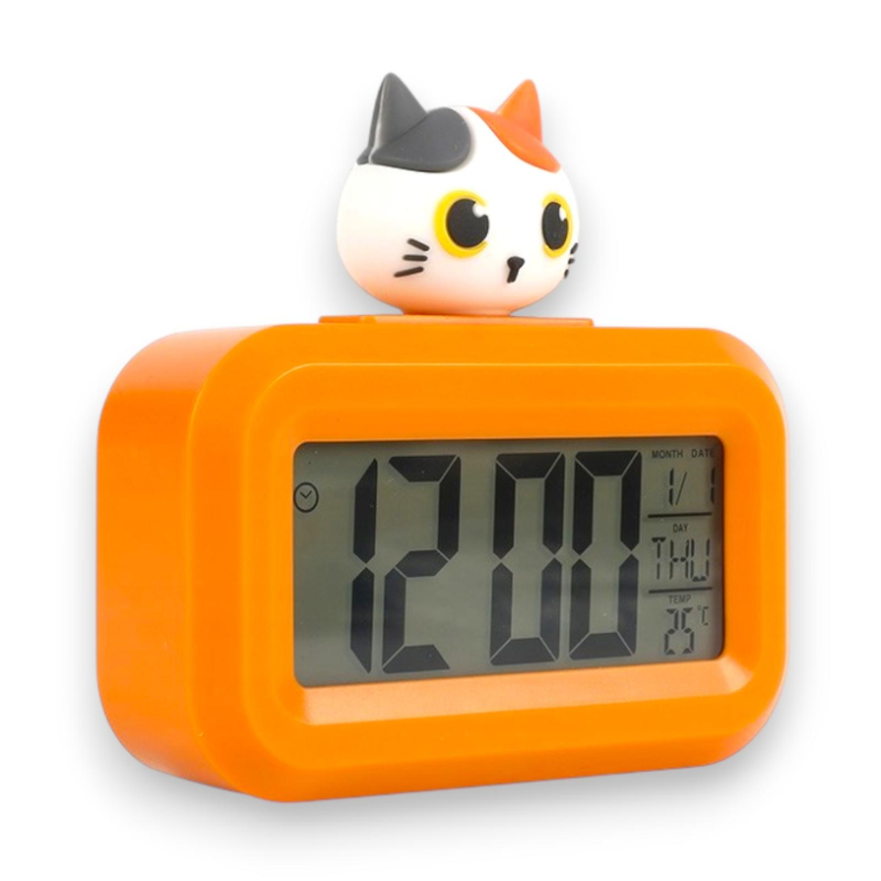 I - TOTAL - Sveglia Digitale - ORANGE CAT