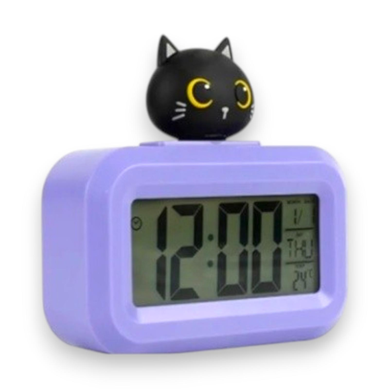 I - TOTAL - Sveglia Digitale - BLACK CAT