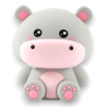 I - TOTAL - Luce notturna in silicone HIPPO