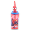 Stor - Bicchiere con Cannuccia - 360 ml -  Spiderman