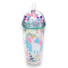 Puckator - Bicchierone con Cannuccia e Decorazioni - Bubble Tea - Magi
