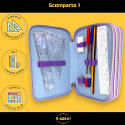 Frozen - Astuccio Completo - 3 Zip