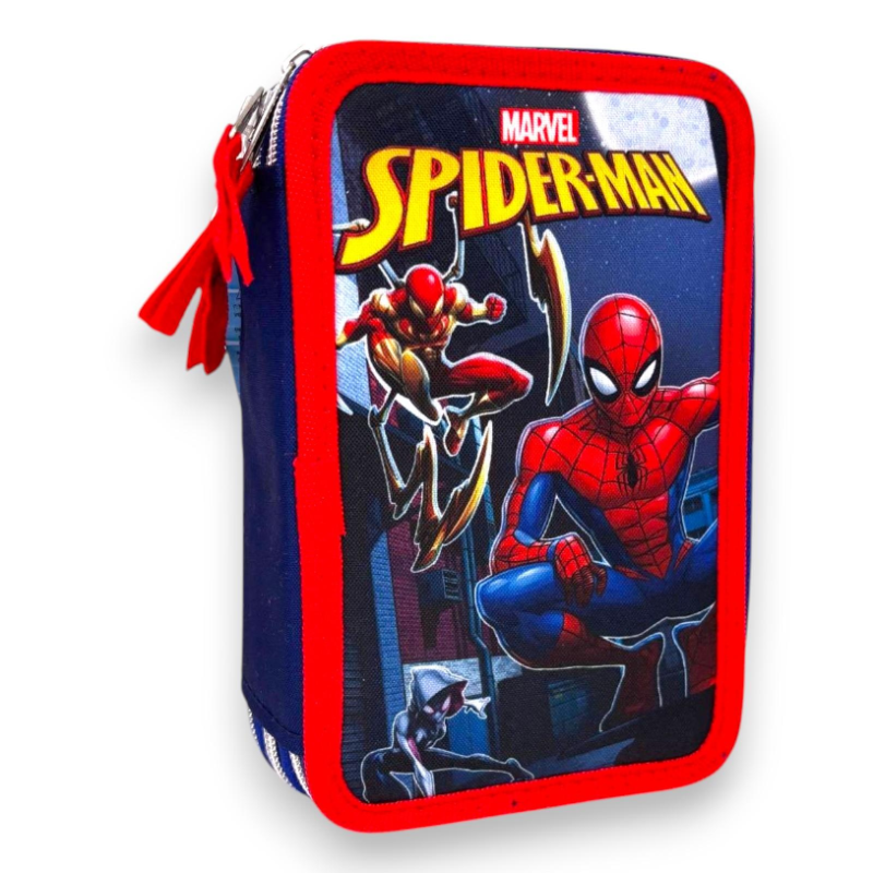 Spiderman - Astuccio Completo - 3 Zip